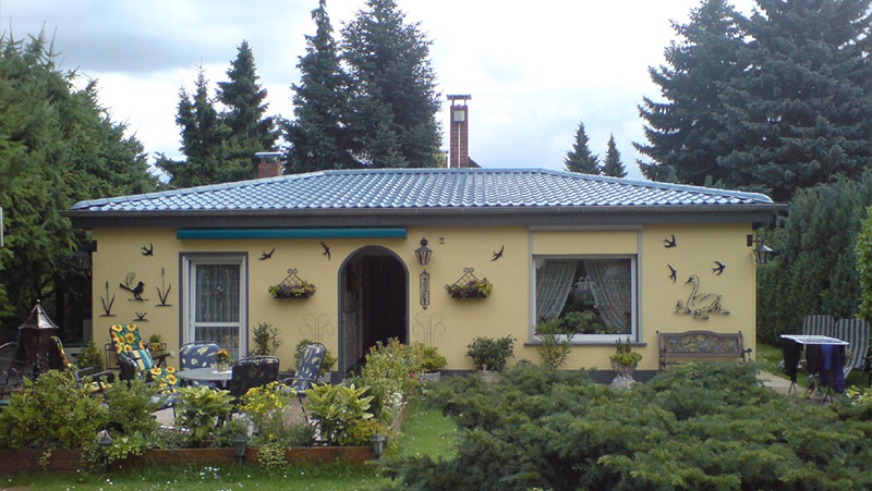 Stahldächer mit Ziegelprofil